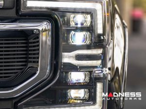 Ford Super Duty LED Headlights - XB Series - Morimoto - White DRL Ford Super Duty LED Headlights - XB Series - Morimoto - White DRL